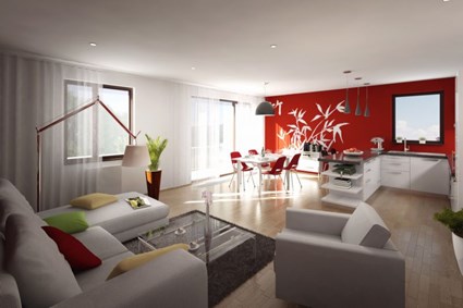 Milíčovský háj, Sadová - living room