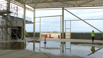 Inside the Front End Building at ESS.