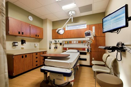 Coral Springs Medical Center Emergency Department Expansion Patient Room