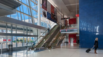 Philadelphia International Airport (PHL)  Terminal F Baggage Claim  (Photo credit: Tom Crane Photography)