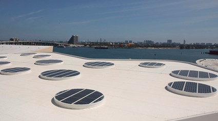 NRG Energy Solar Canopy at AmericanAirlines Arena