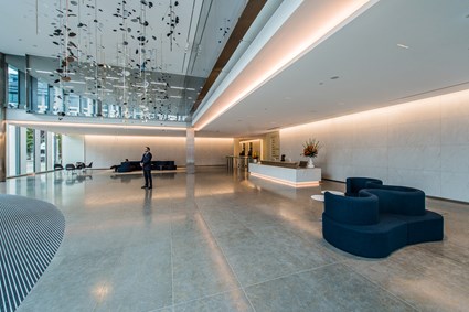 Reception area in One and Two New Ludgate