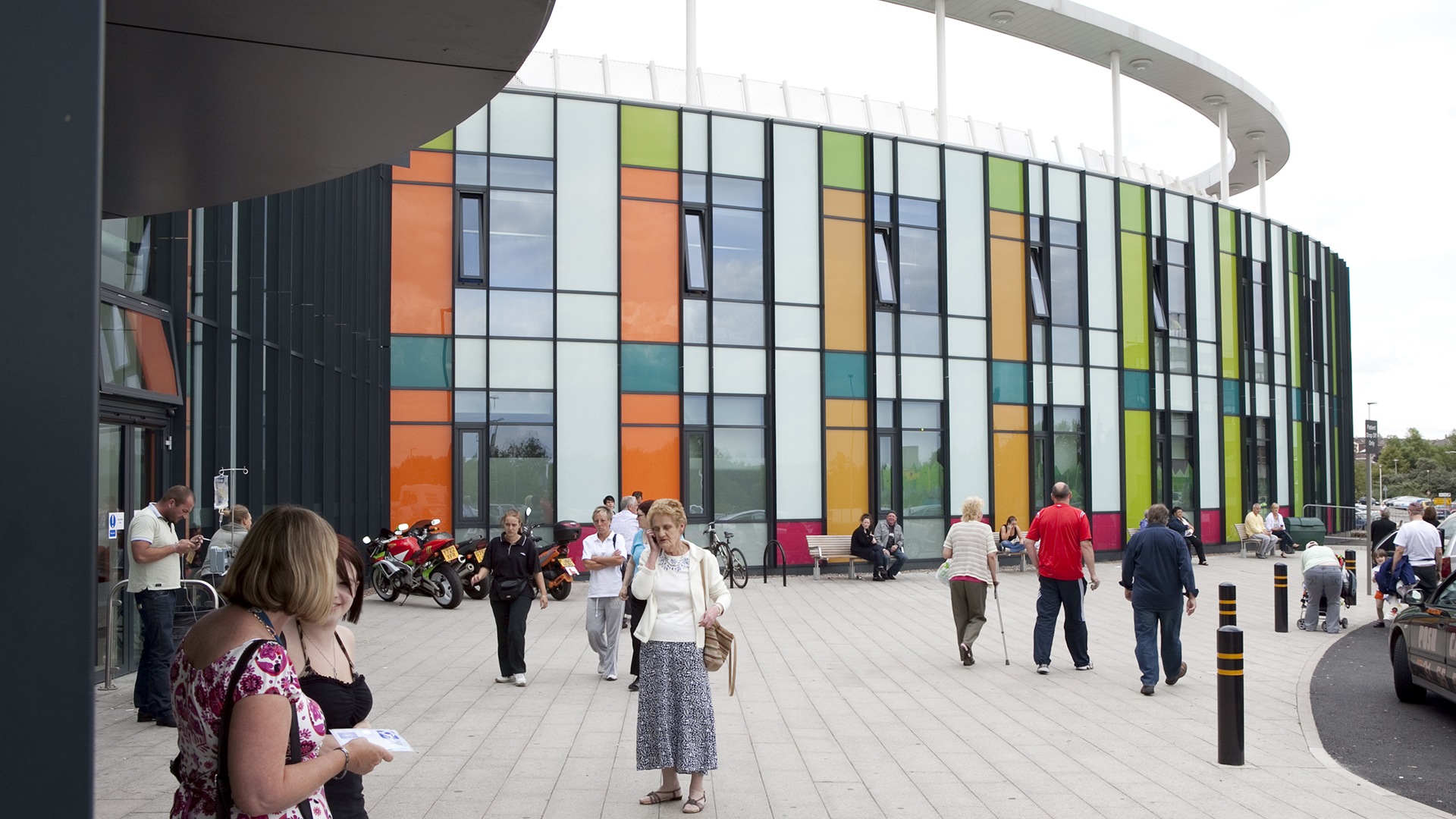 Main entrance to King’s Mill Hospital