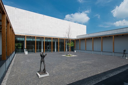 Europejskie Centrum Muzyki - wewnętrzny dziedziniec