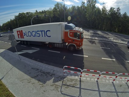 Skrzyżowanie ulic Bałtyckiej i Janikowskiej w Poznaniu