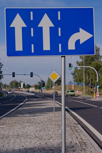 Skrzyżowanie ulic Bałtyckiej i Janikowskiej w Poznaniu