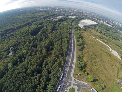 Skrzyżowanie ulic Bałtyckiej i Janikowskiej w Poznaniu
