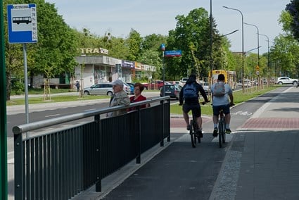 Ścieżka rowerowa wzdłuż ul. Rojnej