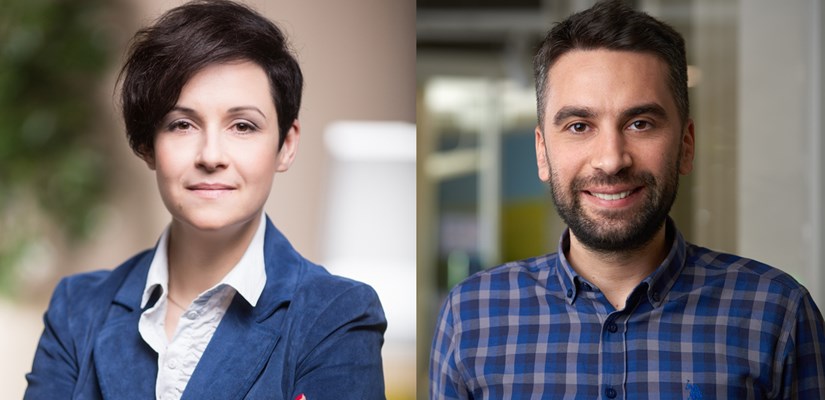 Veronika Themerson and Mircea Bosie new Center of Excellence Directors Skanska's CEE office development unit