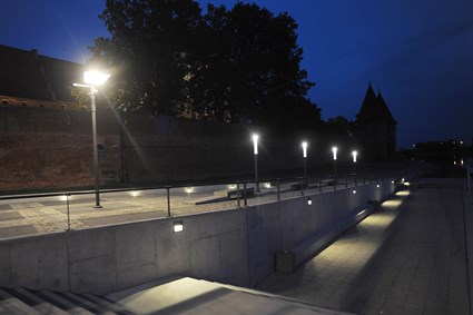 Wschodnie nabrzeże rzeki Nogat