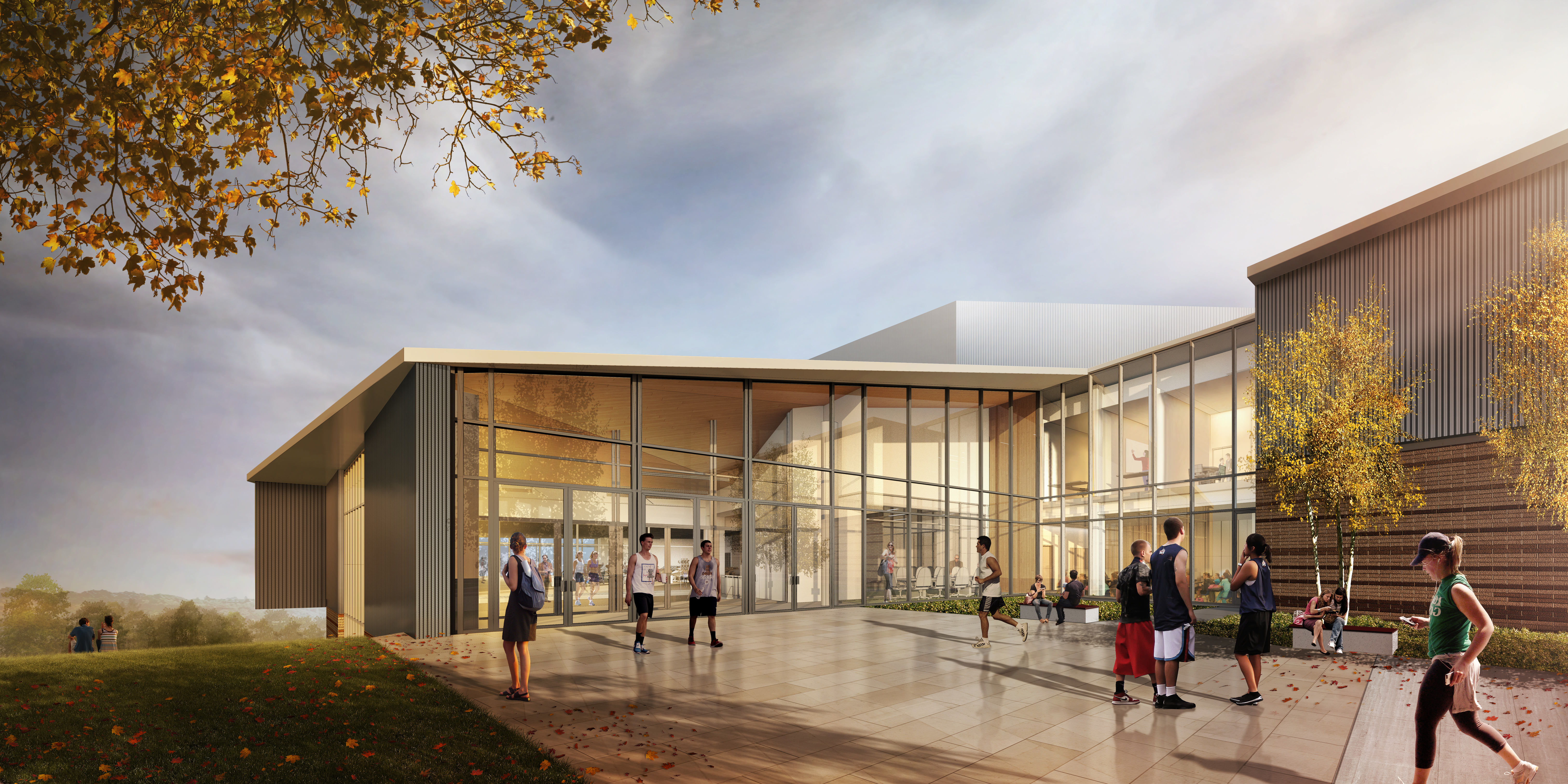 Hart Athletic Center Entrance