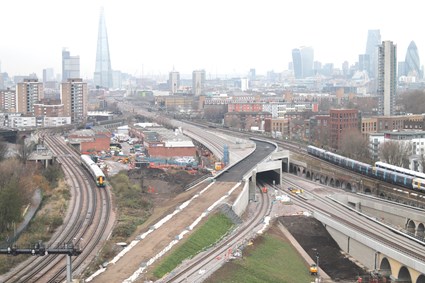 Bermondsey Dive-Under. Credit: Network Rail.