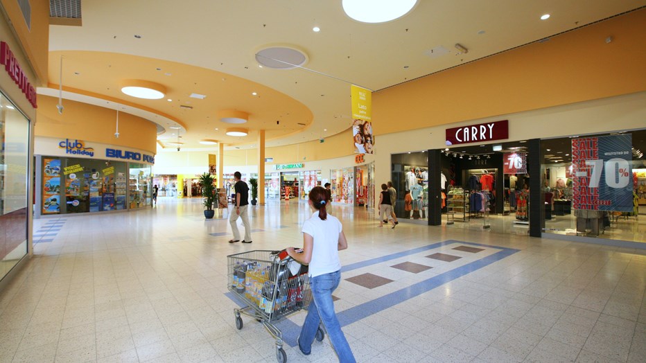 Tesco shopping arcades in Bielsko-Biała