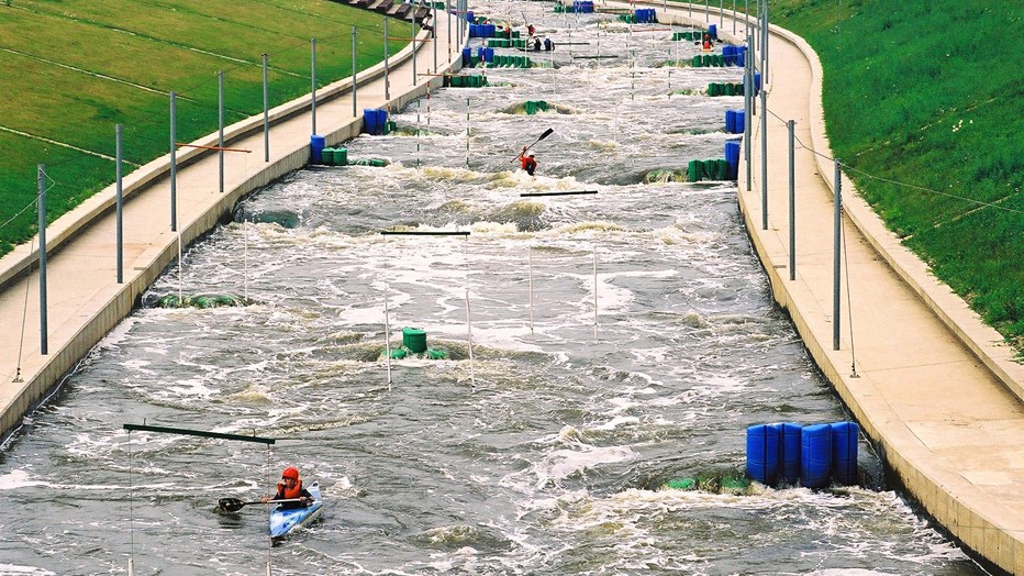 White water canoeing course in Kraków