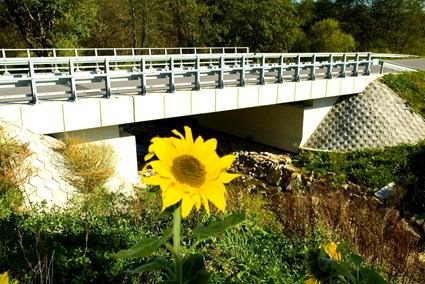 Most w ciagu drogi wojewódzkiej nr 992