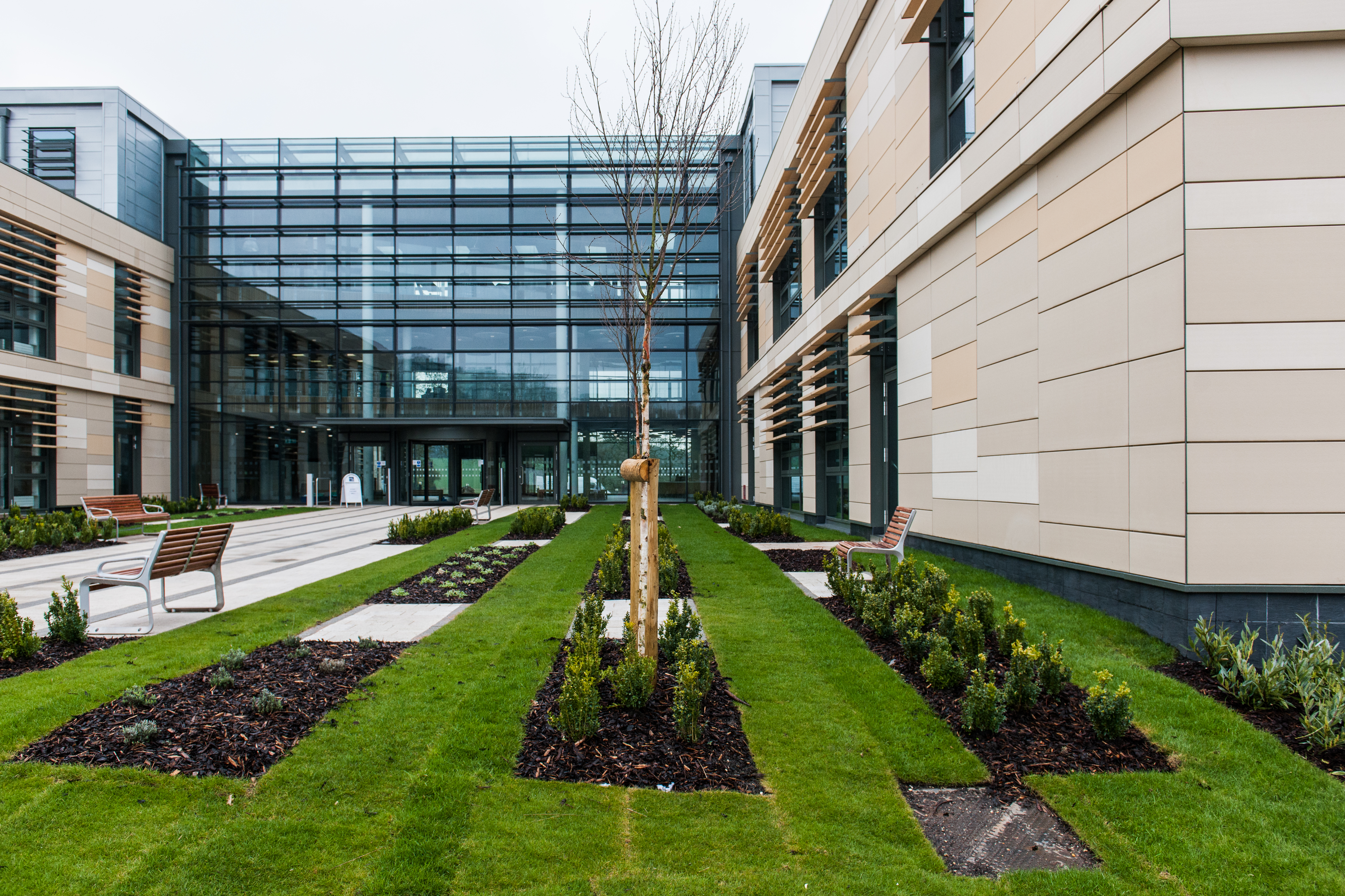 Distinctive clay panels create a stunning first impression