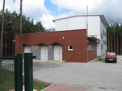Stacja uzdatniania wody Grunwaldzka - budynek technologiczny