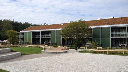 Common outdoor spaces were enhanced.