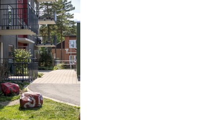 The residents of Vivalla now have larger balconies and patios.