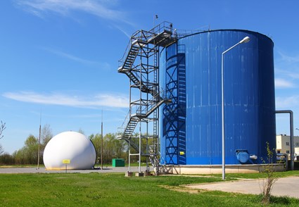 Zbiornik biogazu i Wstępna Komora Fermentacji