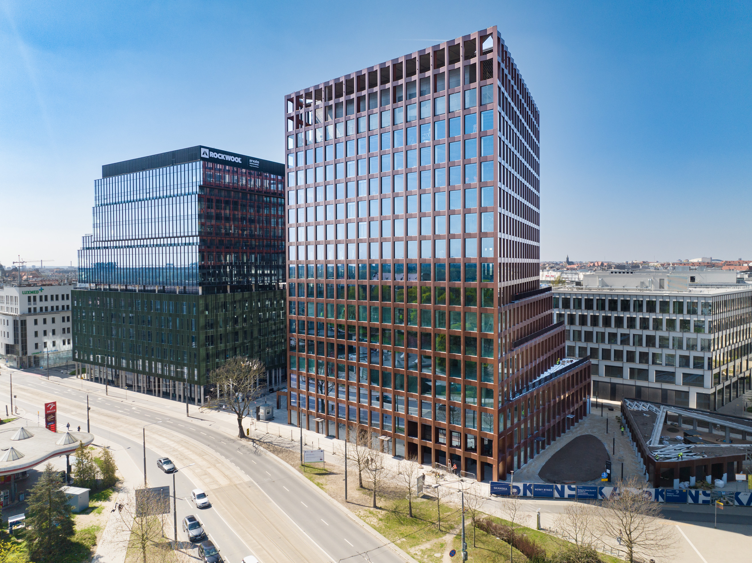 budynki biurowe kompleksu Nowy Rynek w Poznaniu