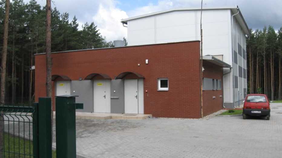 Grunwaldzka water purification plant - technological building