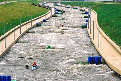 White water canoeing course in Kraków